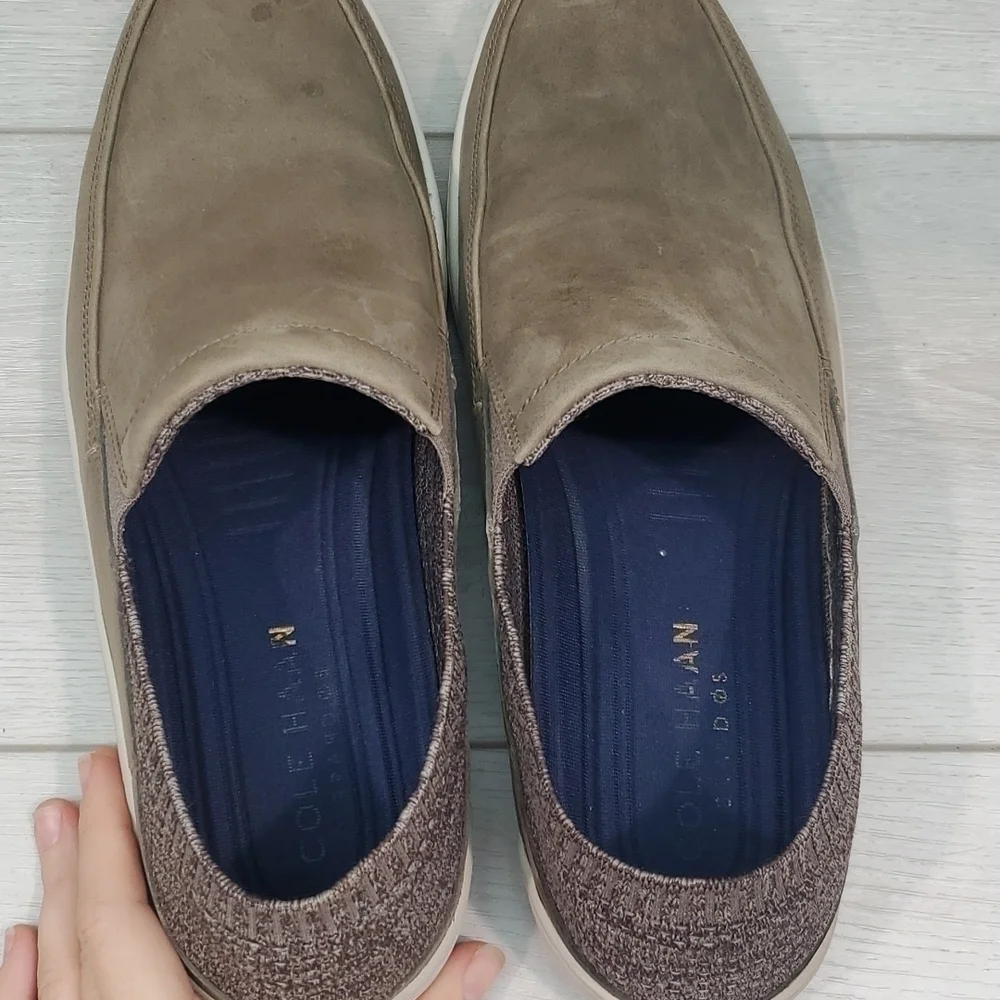Cole Haan Mens C29176 Leather Oxford Loafer Slip on shoes sz 10M